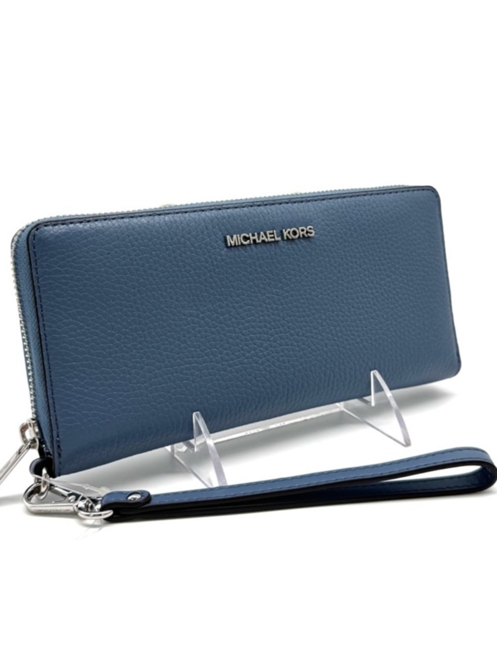 Michael Kors Large Continental Wallet Denim Blue